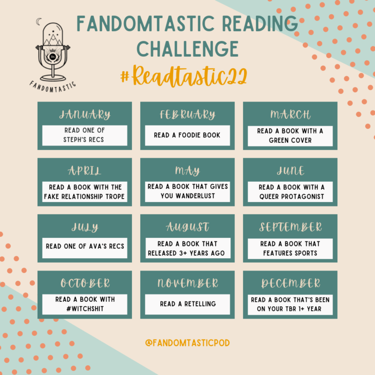 #Readtastic22: The Fandomtastic Reading Challenge